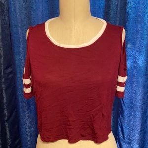 Cold shoulder top